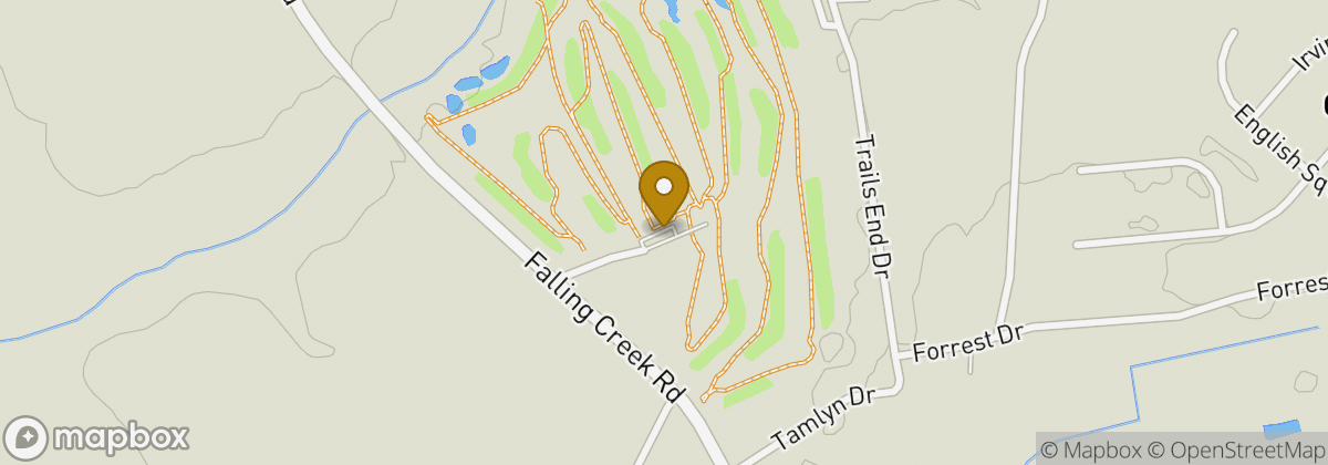Map location: Falling Creek Country Club