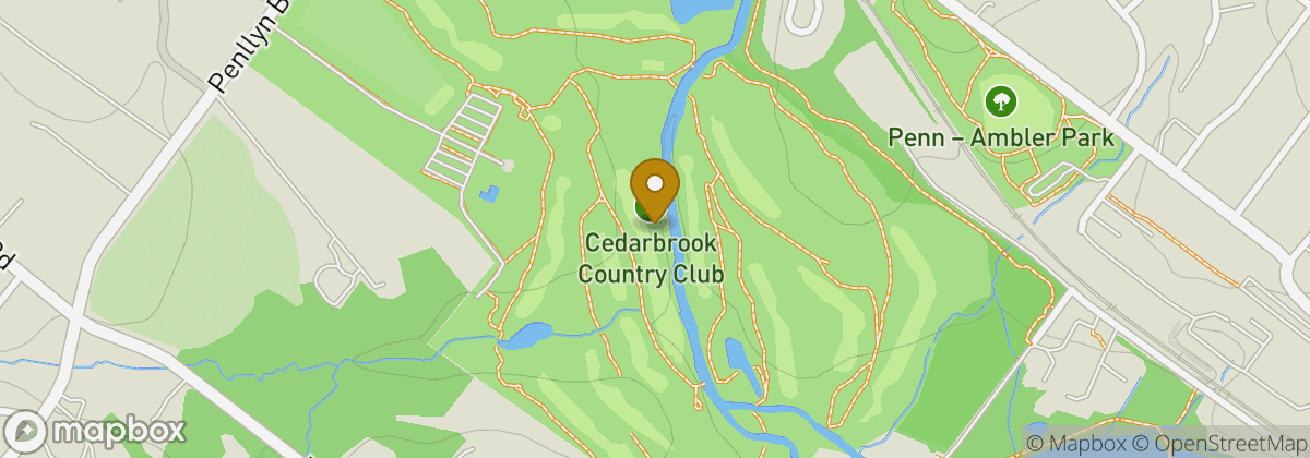 Map location: Cedarbrook Country Club