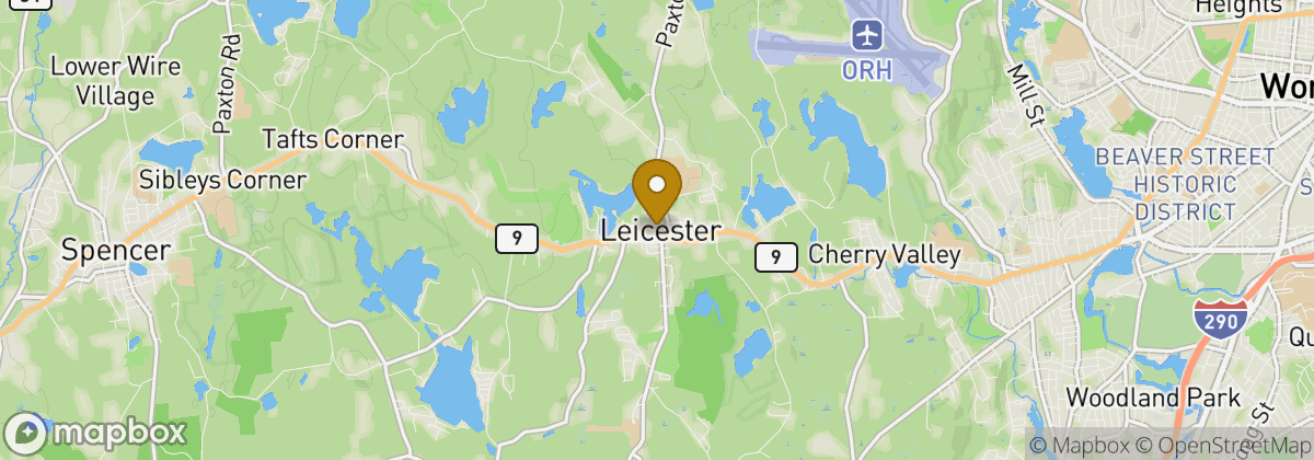 Map location: Leicester