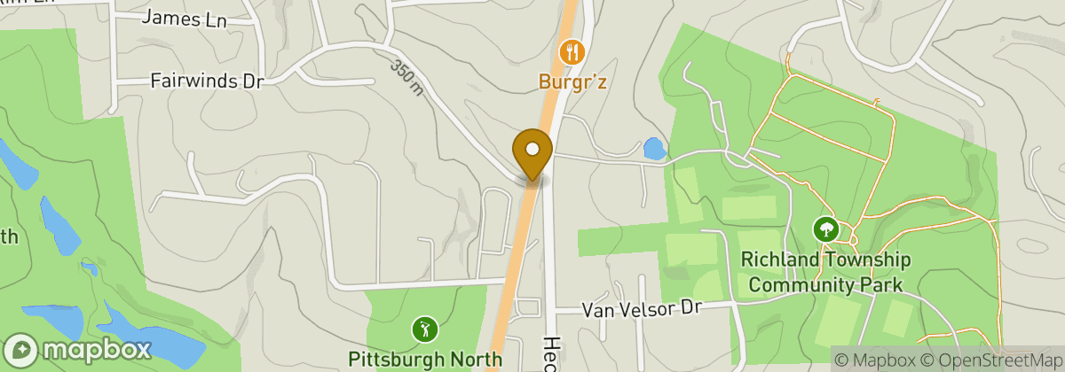 Map location: Pittsburgh North Golf Club