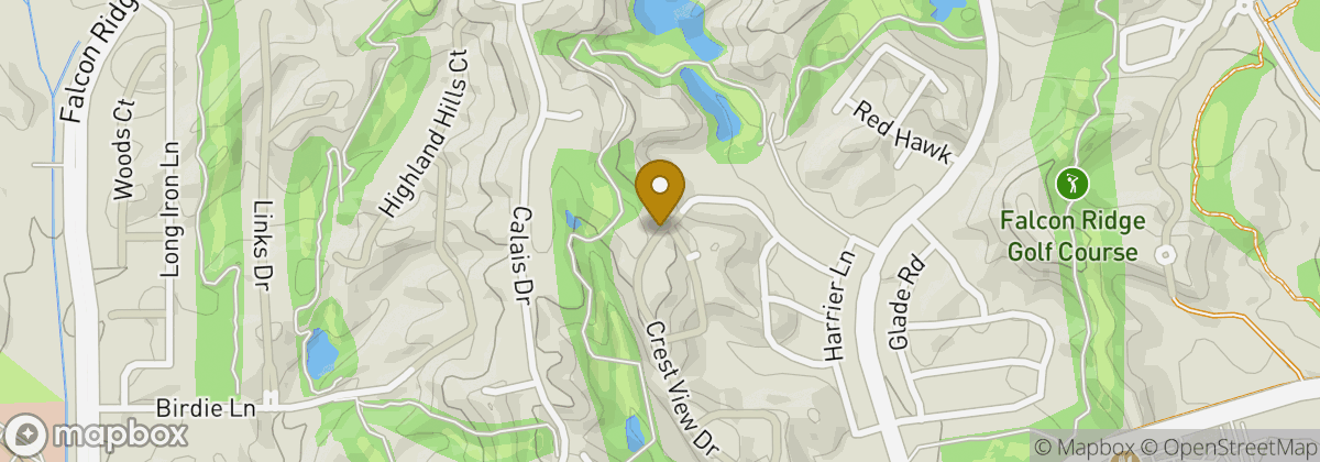 Map location: Falcon Ridge Golf Course