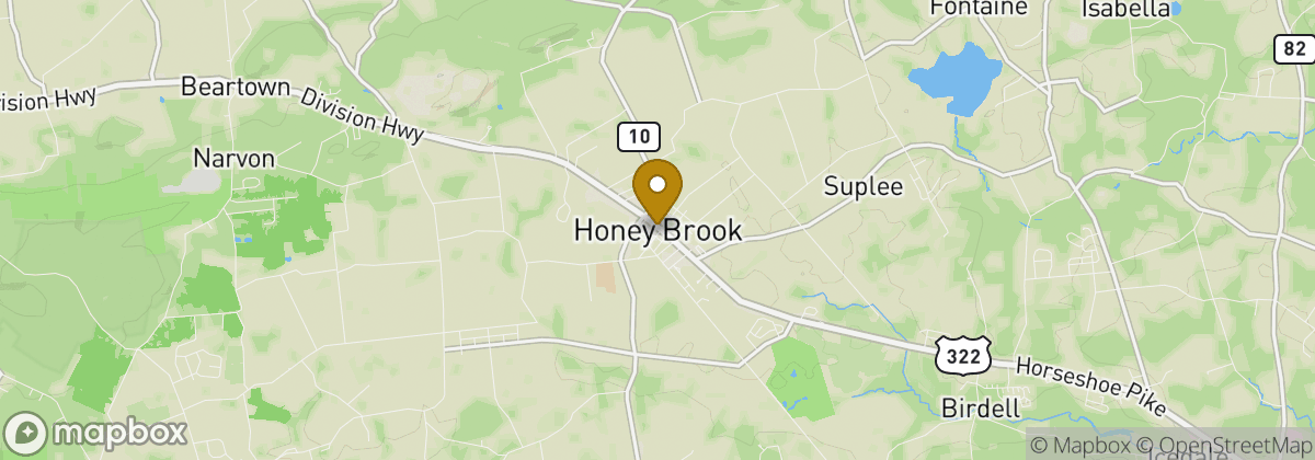 Map location: Honey Brook