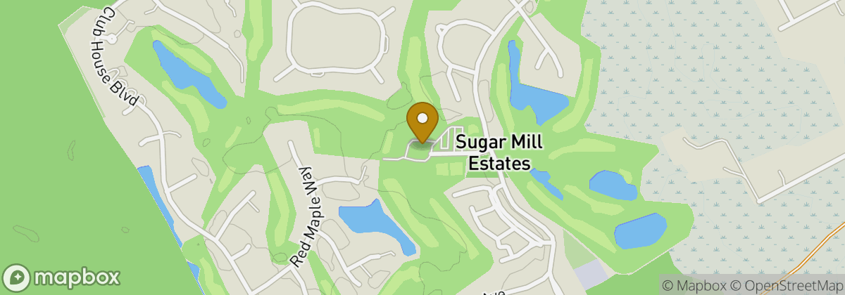 Map location: Sugar Mill Country Club