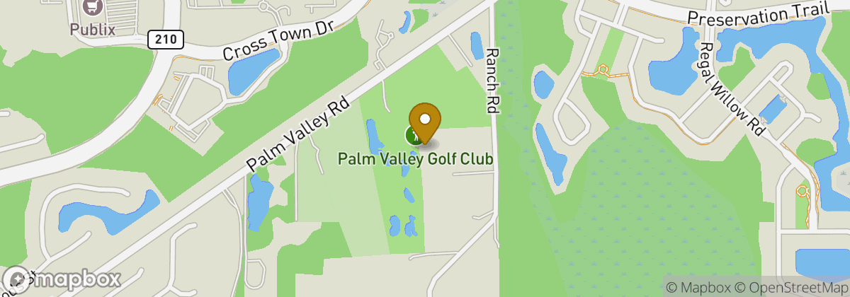 Map location: Palm Valley Golf Club