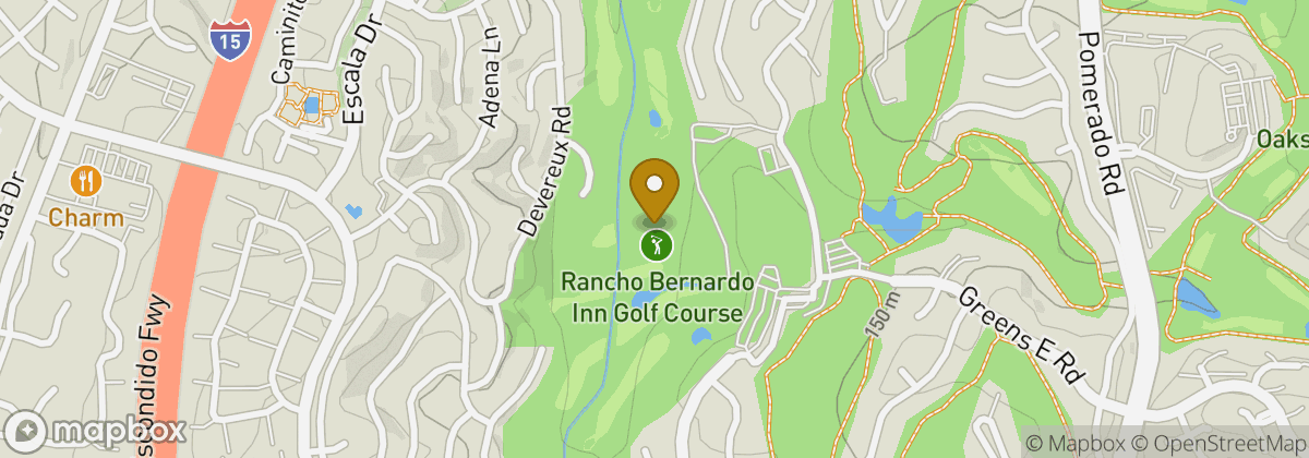 Map location: Rancho Bernardo Inn Golf Course