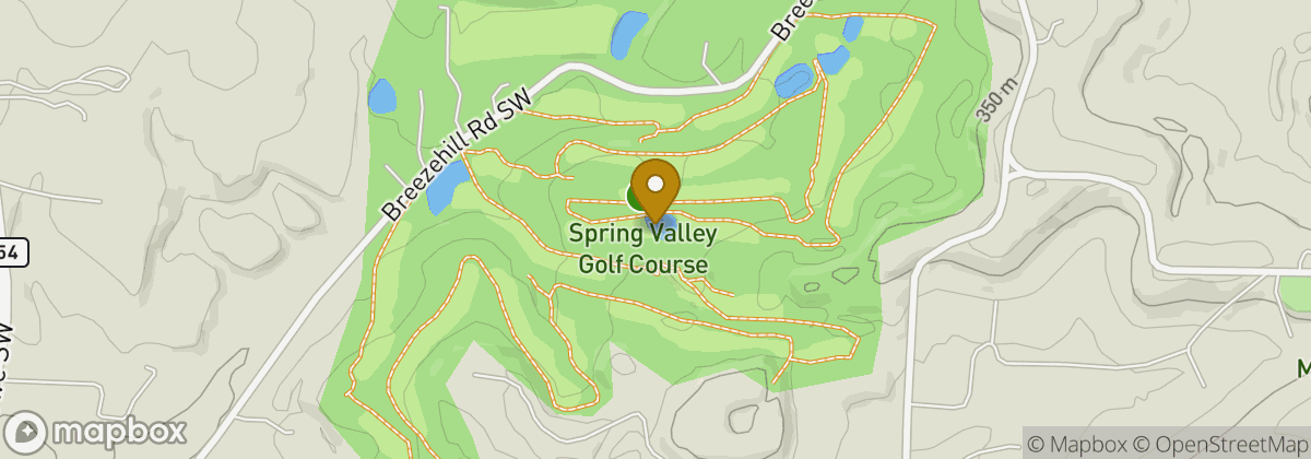 Map location: Spring Valley Golf Course