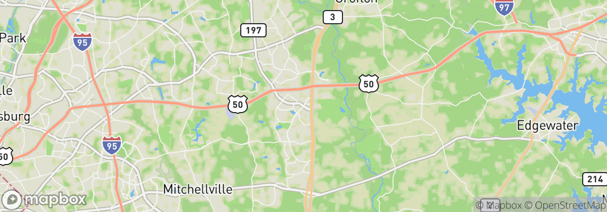 Map: Bowie, MD