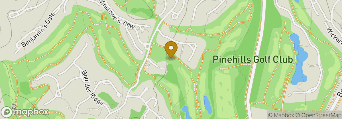 Map location: Pinehills Golf Club