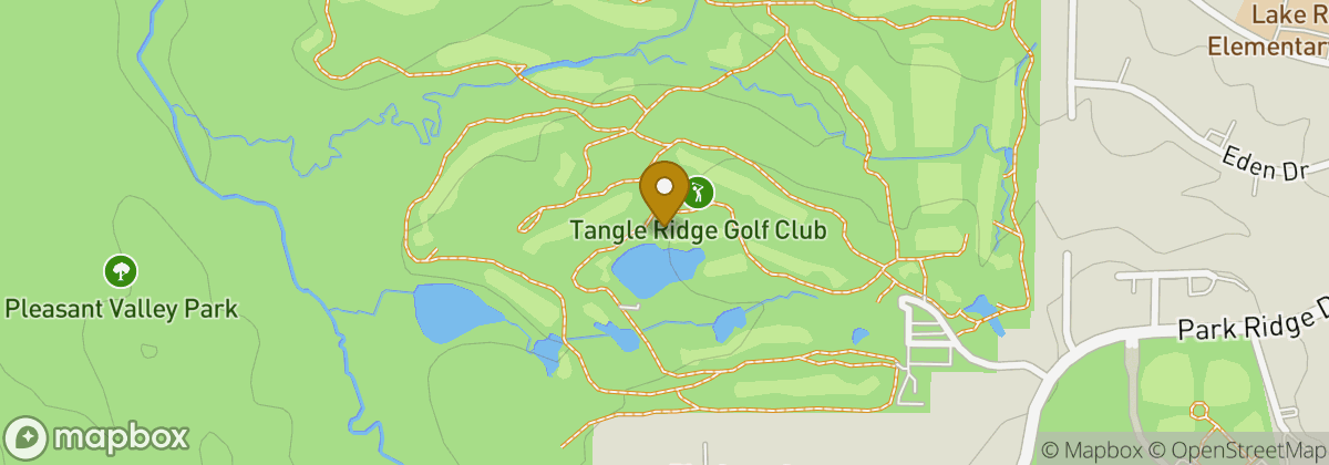 Map location: Tangle Ridge Golf Course