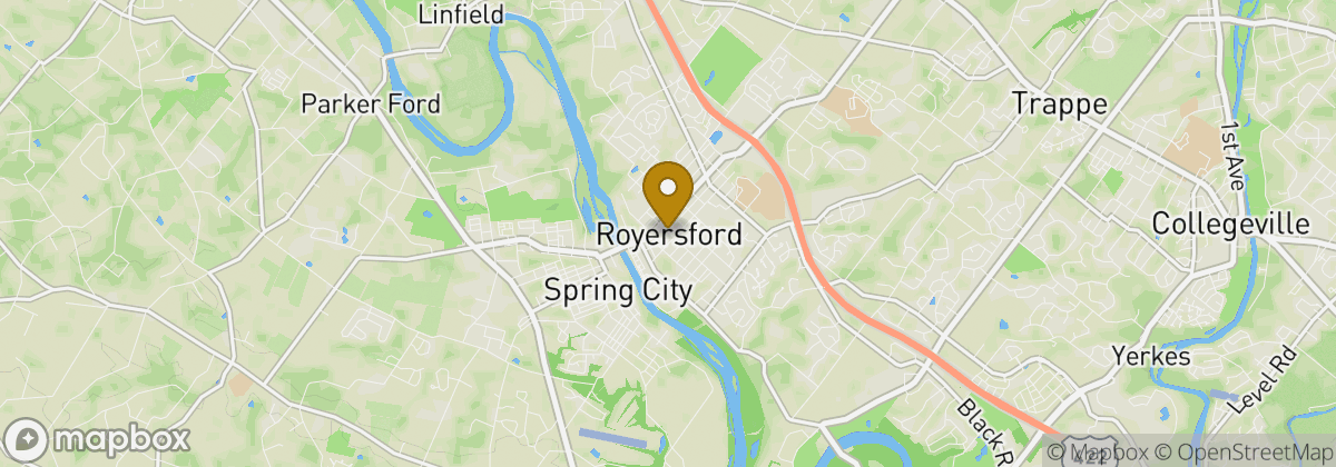 Map location: Royersford