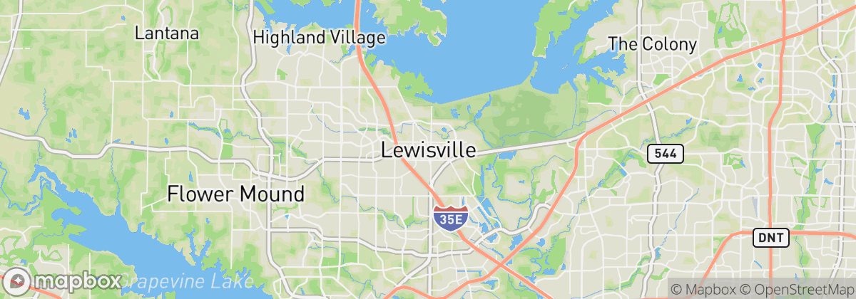 Map: Lewisville, TX