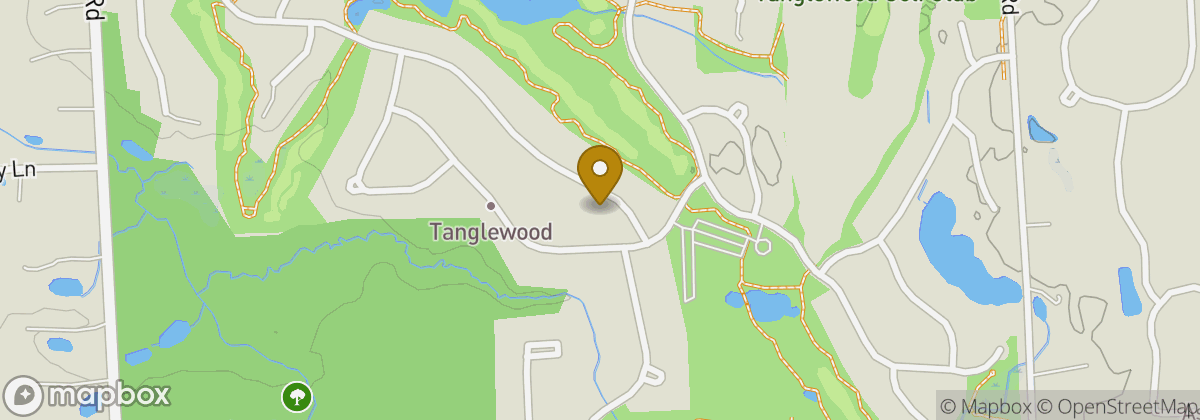 Map location: Tanglewood Golf Course