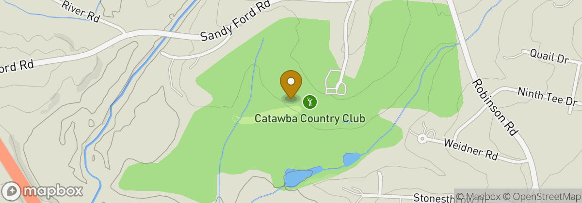Map location: Catawba Country Club