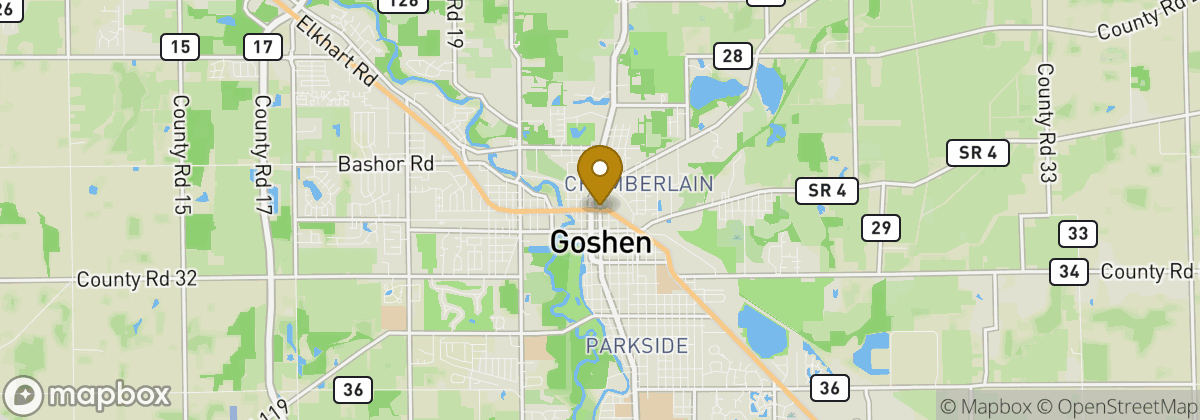 Map location: Goshen