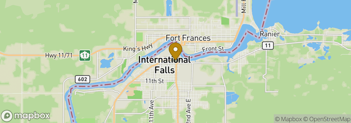 Map location: International Falls