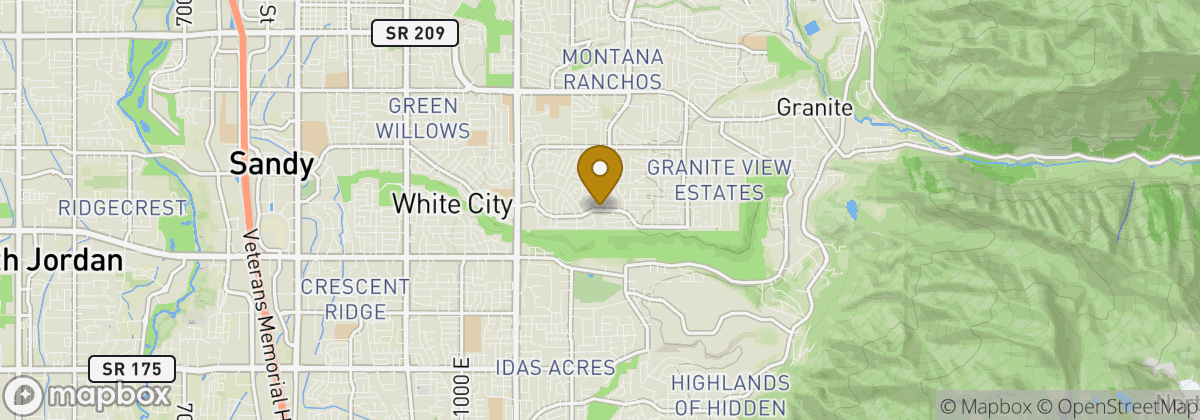 Map location: Sandy