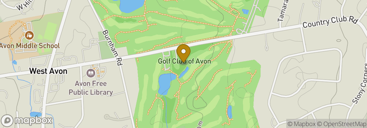 Map location: Golf Club of Avon
