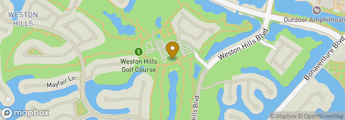 Map location: The Club at Weston Hills