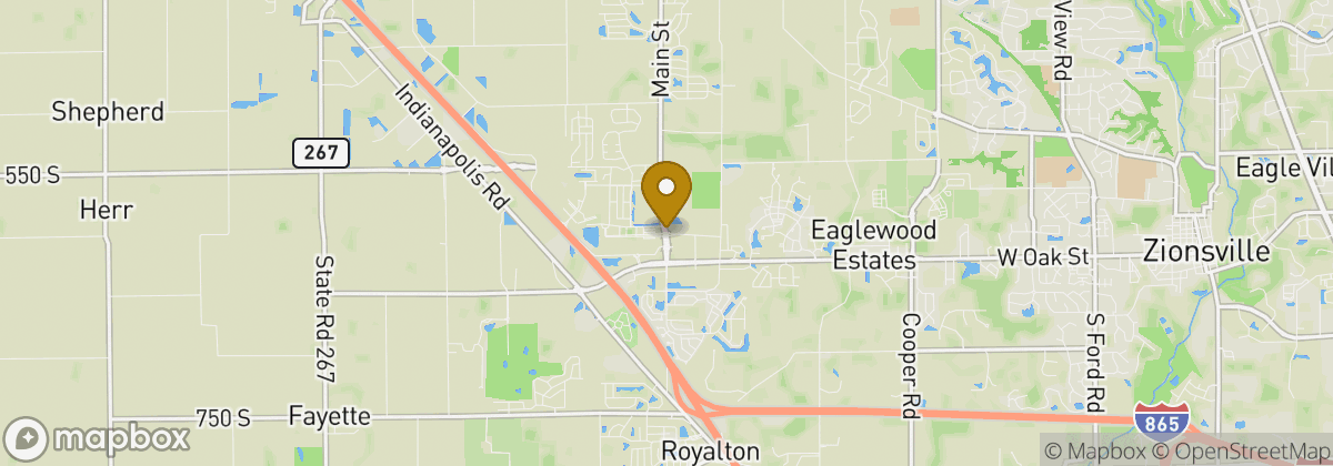 Map location: Whitestown