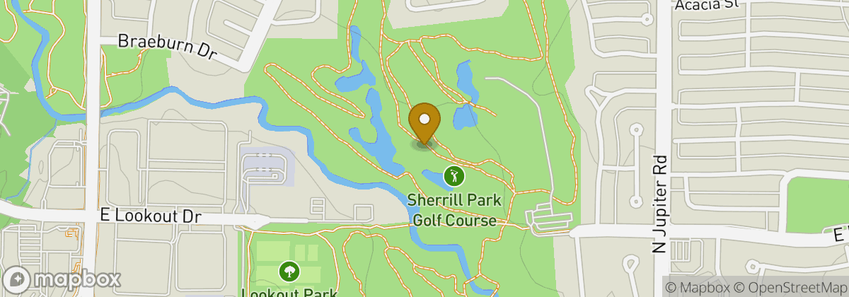 Map location: Sherrill Park Golf Course