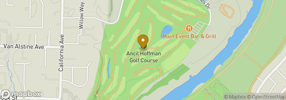 Map location: Ancil Hoffman Golf Course