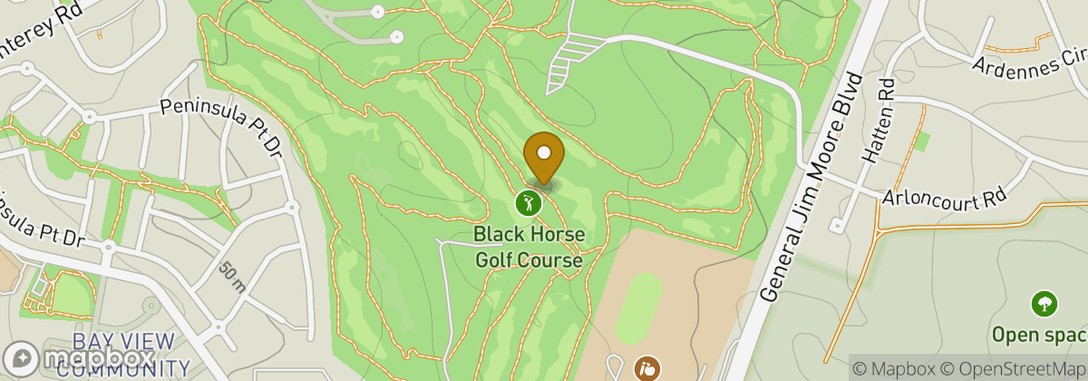 Map location: Black Horse Golf Course
