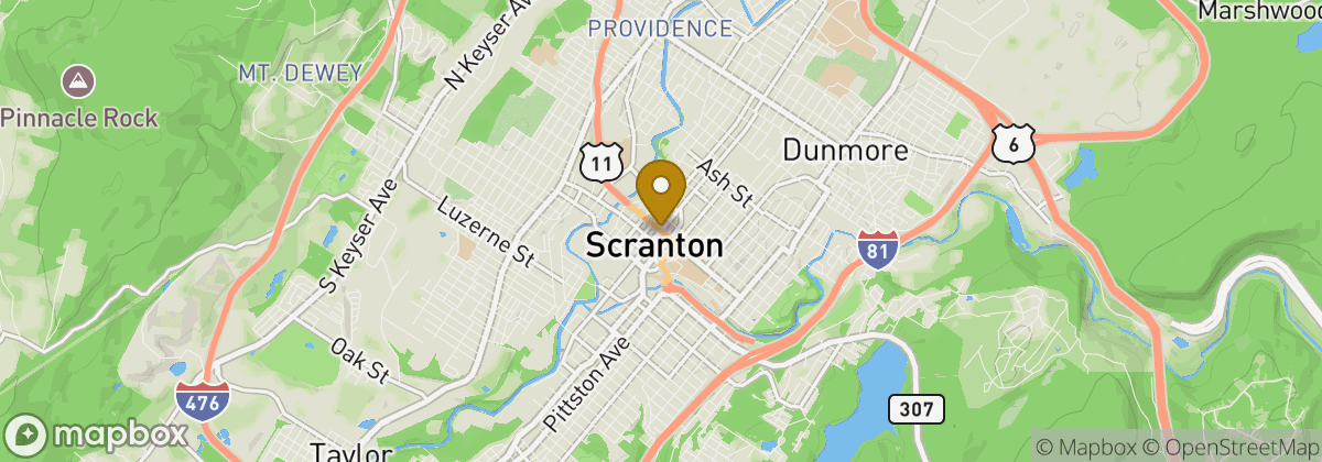 Map location: Scranton