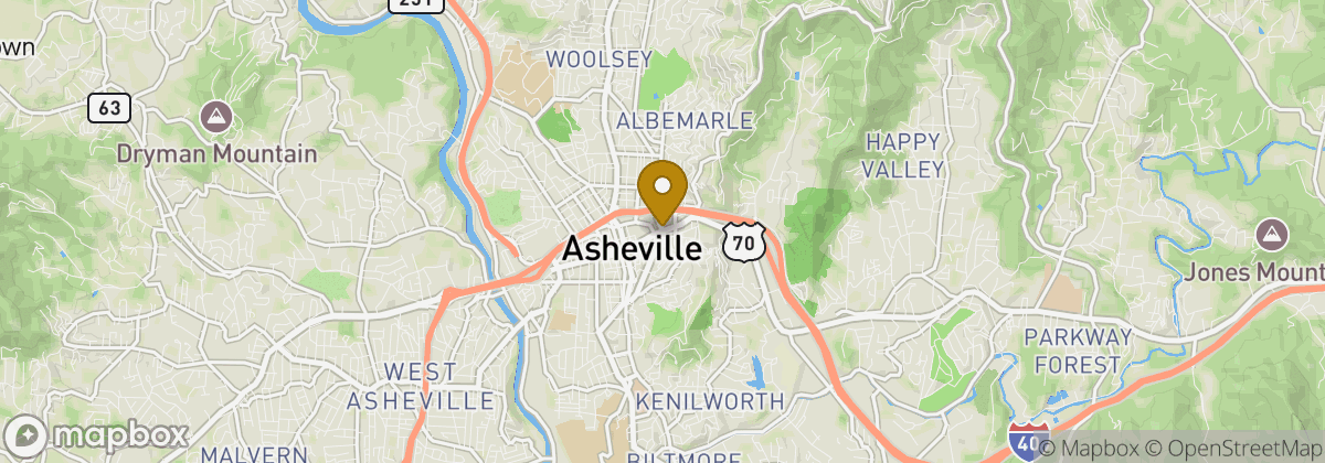 Map location: Asheville