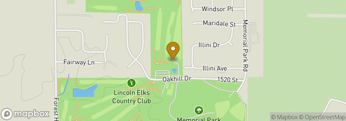 Map location: Lincoln Elks #914 Lodge and Golf Club
