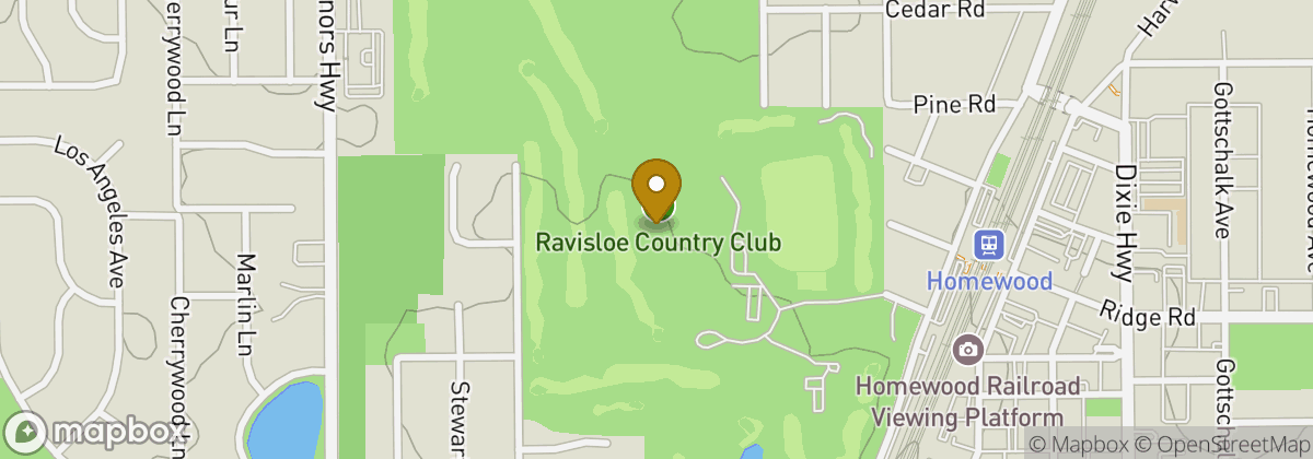 Map location: Ravisloe Country Club