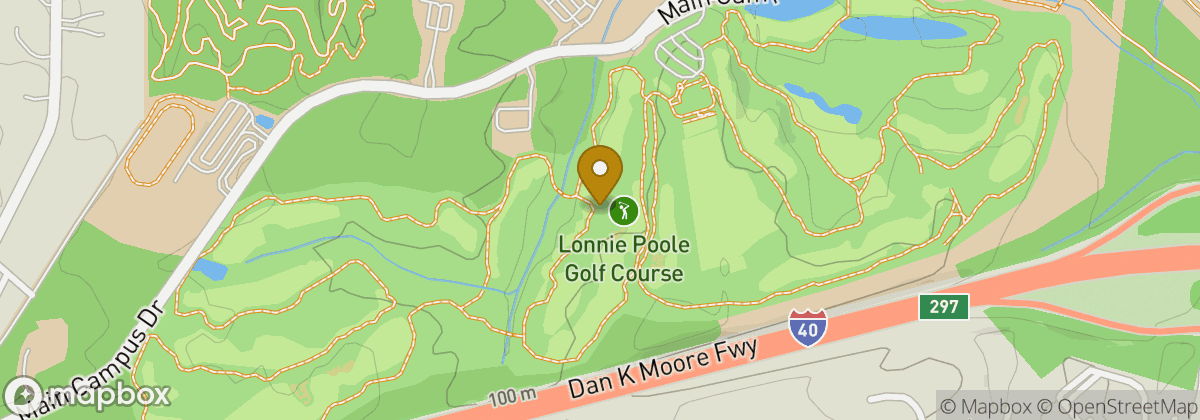 Map location: Lonnie Poole Golf Course