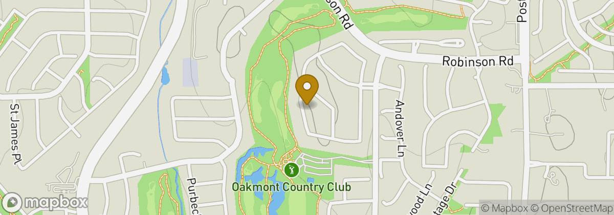 Map location: Oakmont Country Club