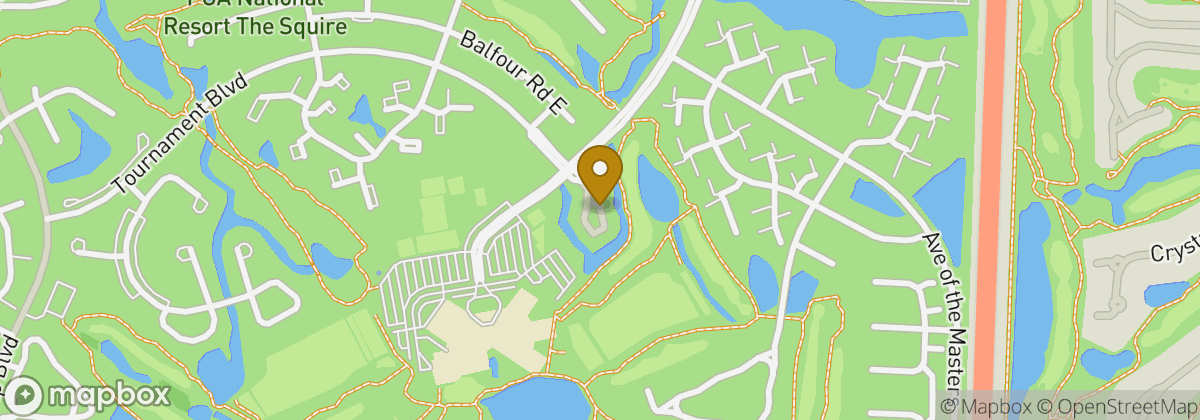 Map location: PGA National Resort