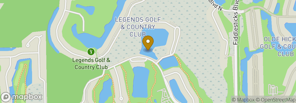 Map location: Legends Golf & Country Club