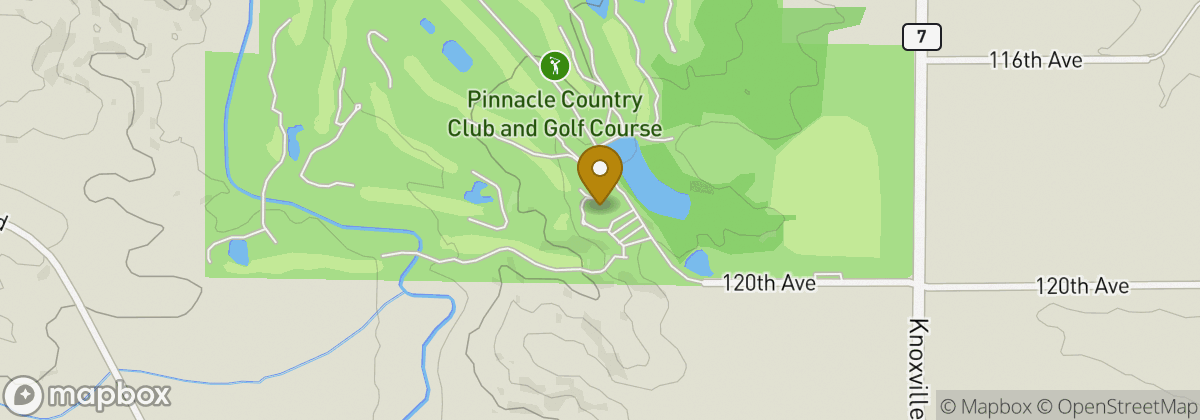 Map location: Pinnacle Country Club
