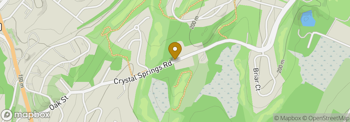 Map location: Crystal Springs Resort