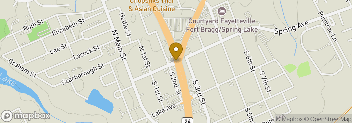 Map location: Anderson Creek Golf Club