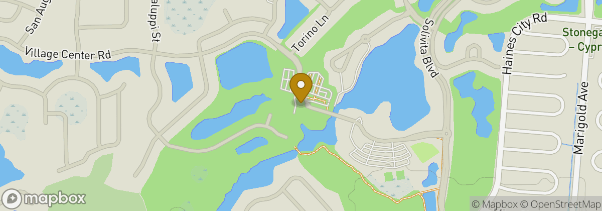 Map location: Stonegate Golf Club at Solivita