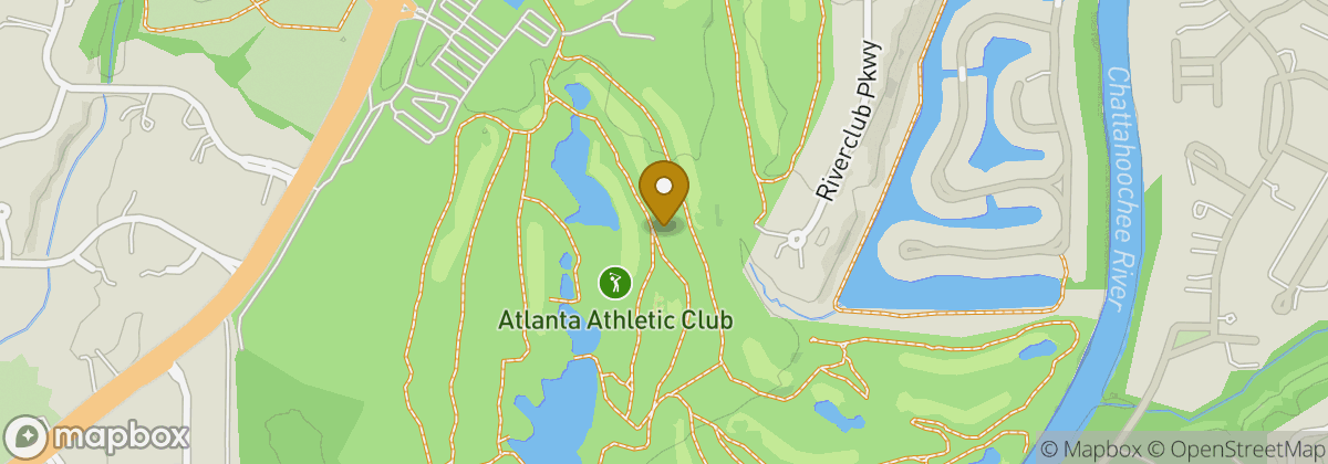 Map location: Atlanta Athletic Club
