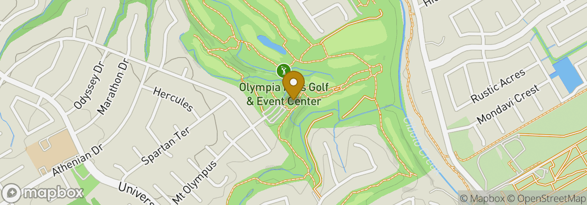 Map location: Olympia Hills