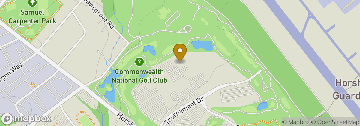 Map location: Commonwealth National Golf Club