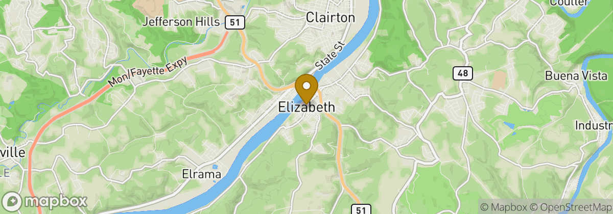 Map location: Elizabeth