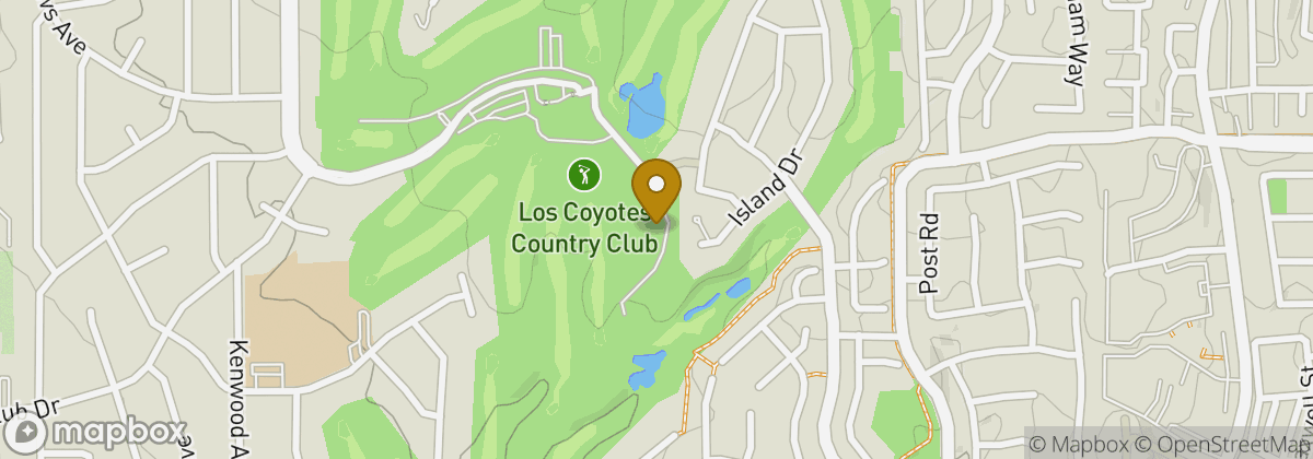 Map location: Los Coyotes Country Club