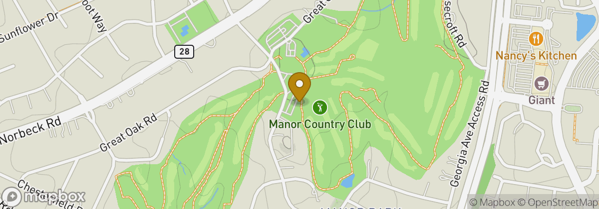 Map location: Manor Country Club