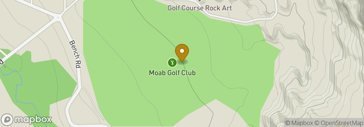 Map location: Moab Golf Club