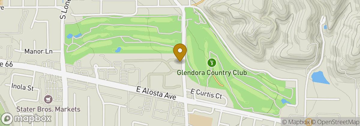 Map location: Glendora Country Club