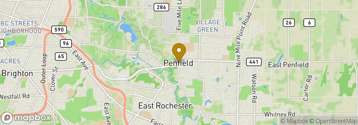 Map location: Penfield