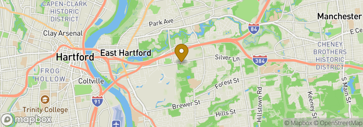 Map location: East Hartford