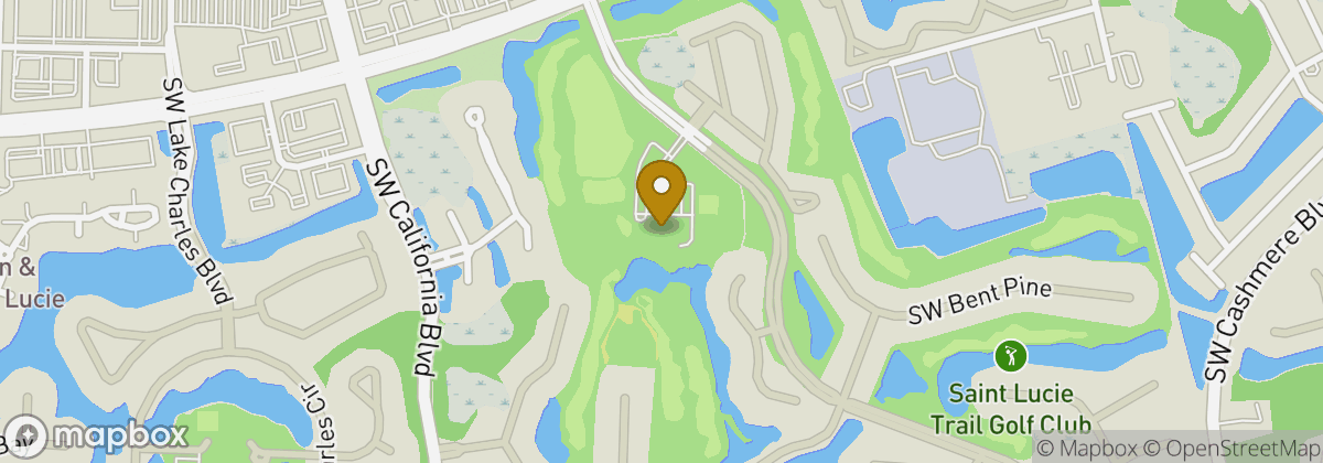 Map location: St. Lucie Trail Golf Club