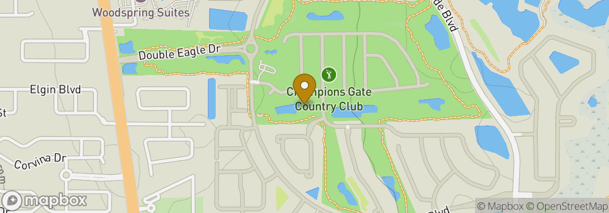 Map location: Champions Gate Country Club